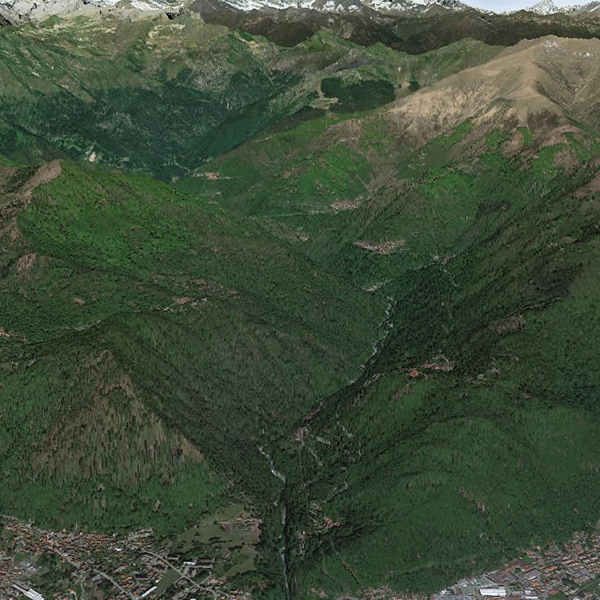 Esempio di cartografia 3D